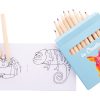 Personalizowany zestaw do kolorowania / zwierzęta P116497D