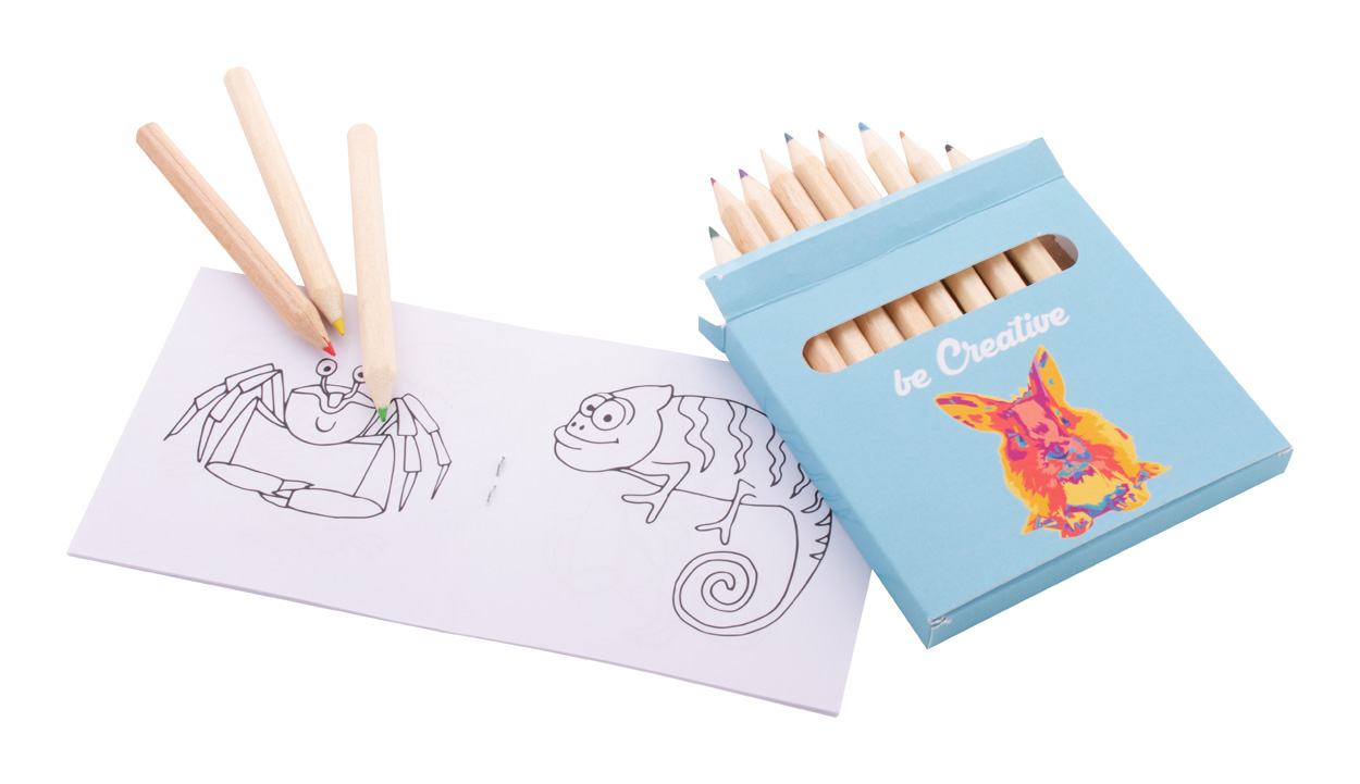 Personalizowany zestaw do kolorowania / zwierzęta P116497D
