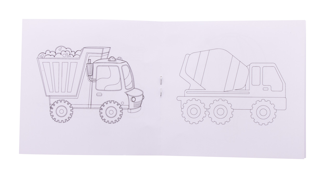 Personalizowany zestaw do kolorowania / auta P116498D