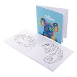 Personalizowany zestaw do kolorowania / kredki / zwierzęta P116501D
