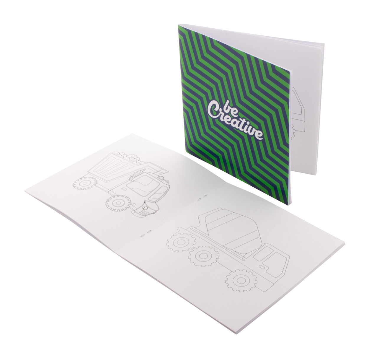 Personalizowany zestaw do kolorowania / kredki / auta ColoBook P116502D AN-AP716555-B