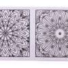 Personalizowany zestaw do kolorowania / kredki / mandala P116504D