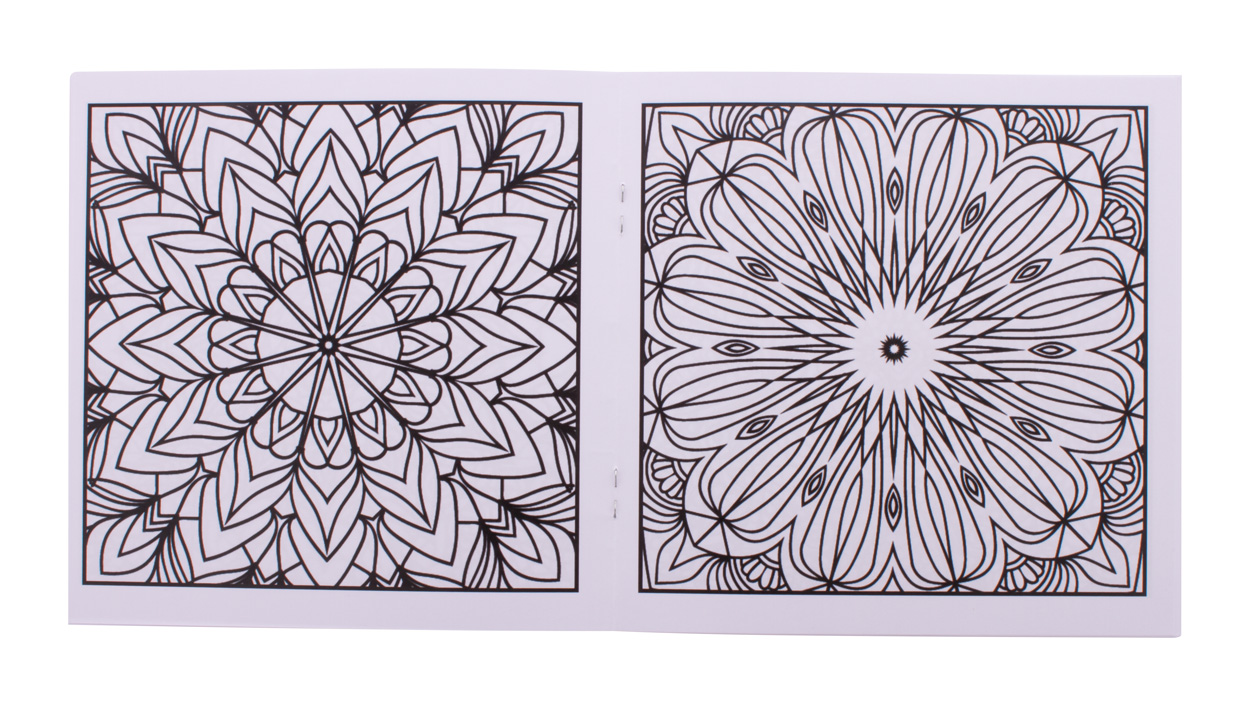Personalizowany zestaw do kolorowania / kredki / mandala P116504D