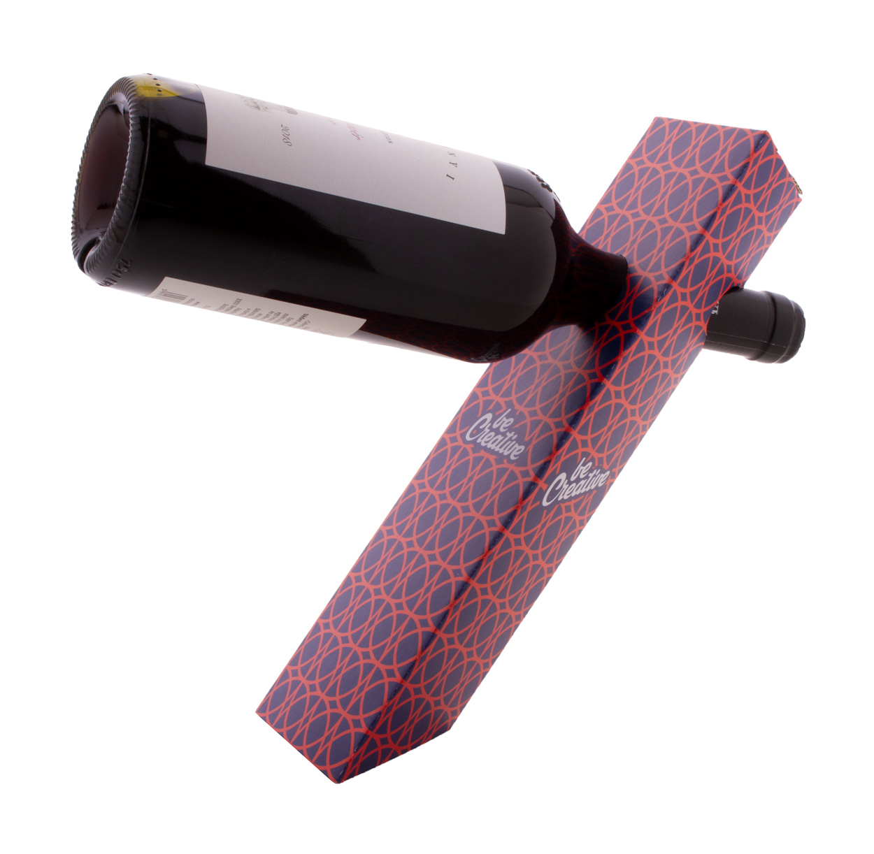Personalizowany uchwyt na butelkę do wina P116253D
