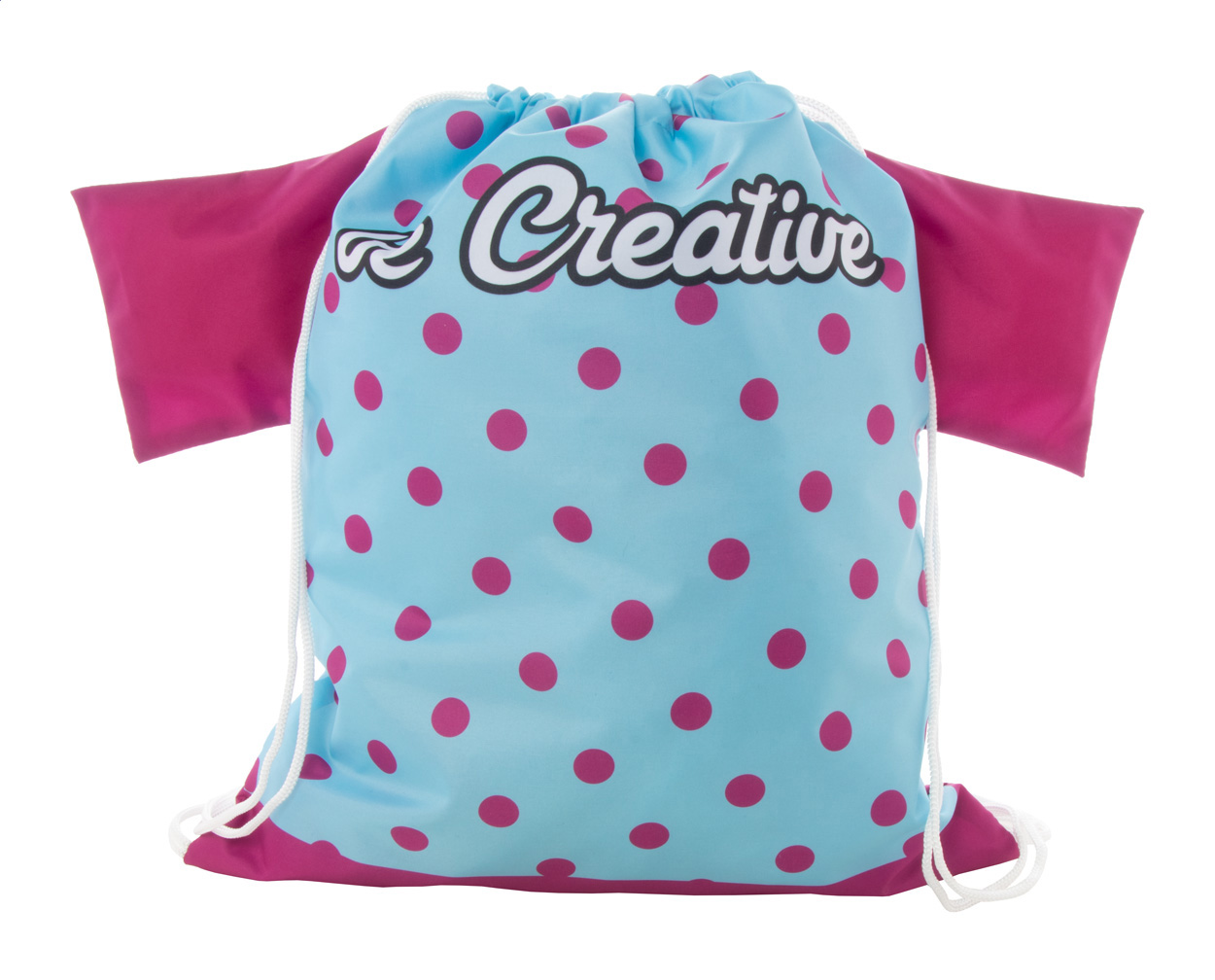 Personalizowany worek ze sznurkami CreaDraw T P116277D AN-AP716627-W