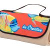 Personalizowany koc polarowy RPET P117216D naturalny
