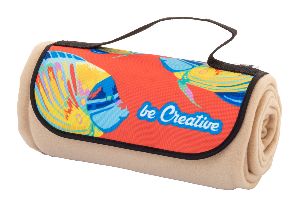 Personalizowany koc polarowy RPET Reporta P117216D AN-AP716678-W
