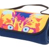 Personalizowany koc polarowy RPET P117216D ciemnoniebieski