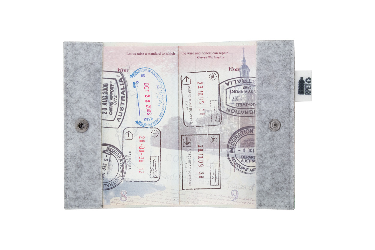 Personalizowana okładka na paszport RPET P117223D