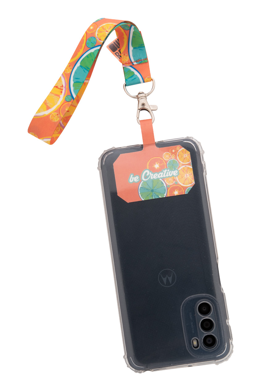 Personalizowany pasek na nadgarstek do telefonu RPET P117176D