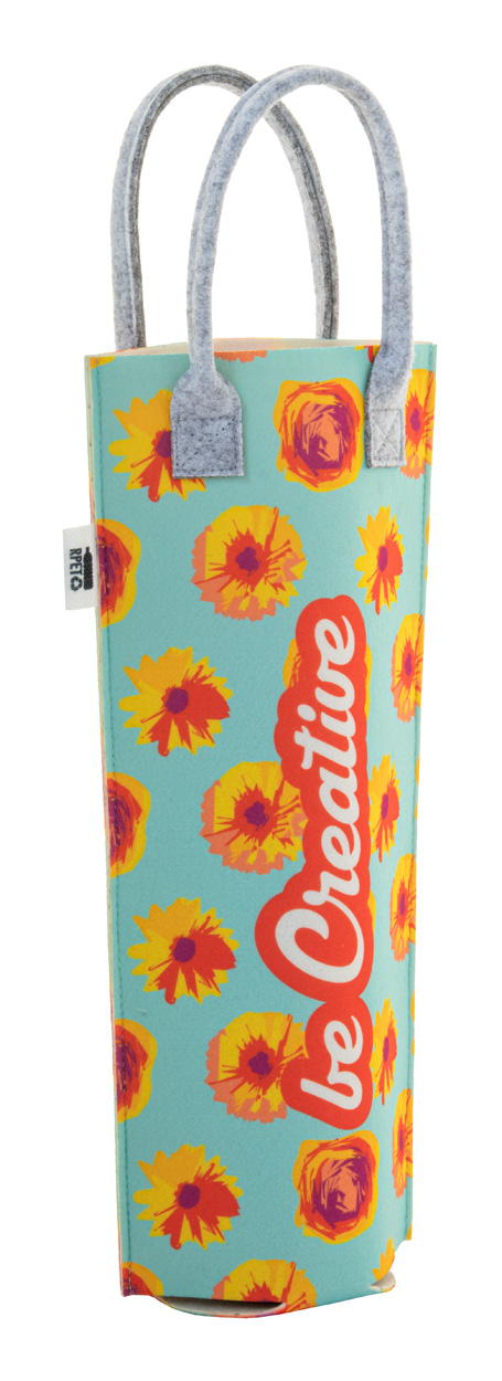 Personalizowana torba na wino RPET CreaFelt Vino P117220D AN-AP716692