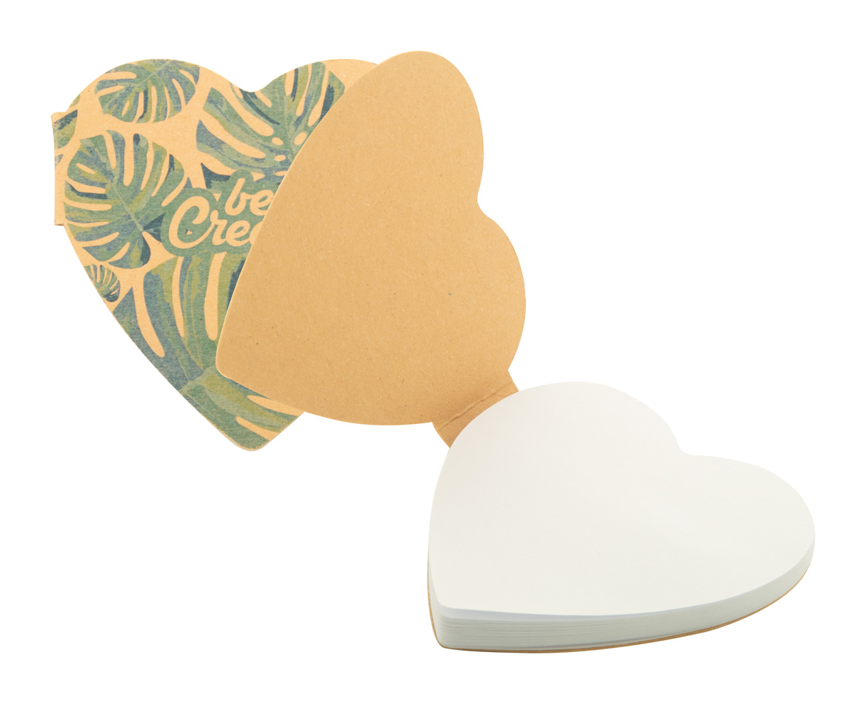 Personalizowany notatnik z kartkami samoprzylepnymi CreaStick Heart Eco P117857D AN-AP716764