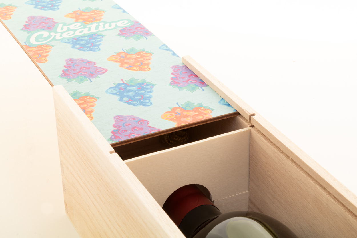 Pudełko prezentowe na wino wykonywane na zamówienie P118190D