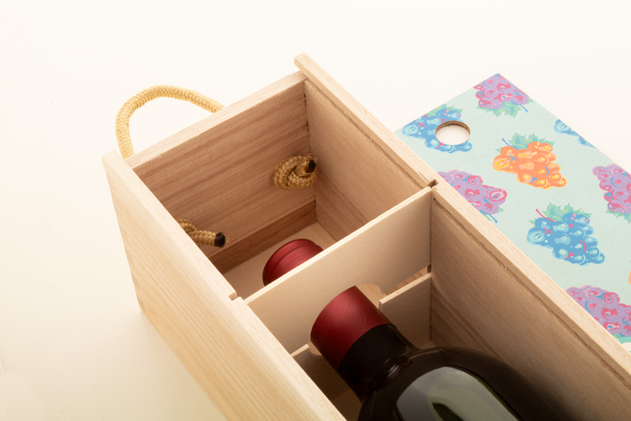 Pudełko prezentowe na wino wykonywane na zamówienie P118190D