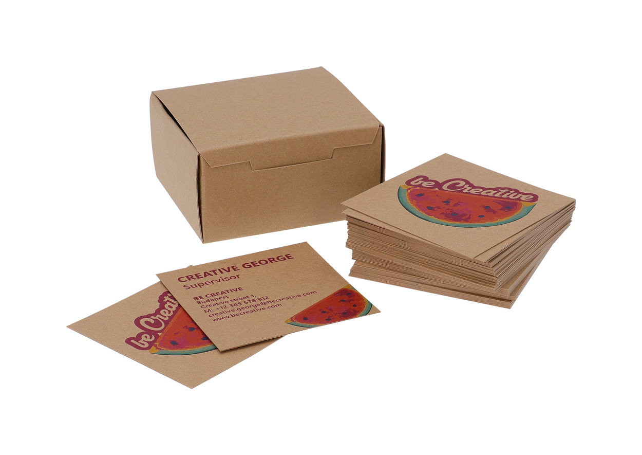 Personalizowane wizytówki Visicard Square Eco P118874D AN-AP716892