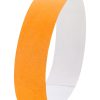Opaski na rękę tyvek (10 szt.) P119058D pomarańcz