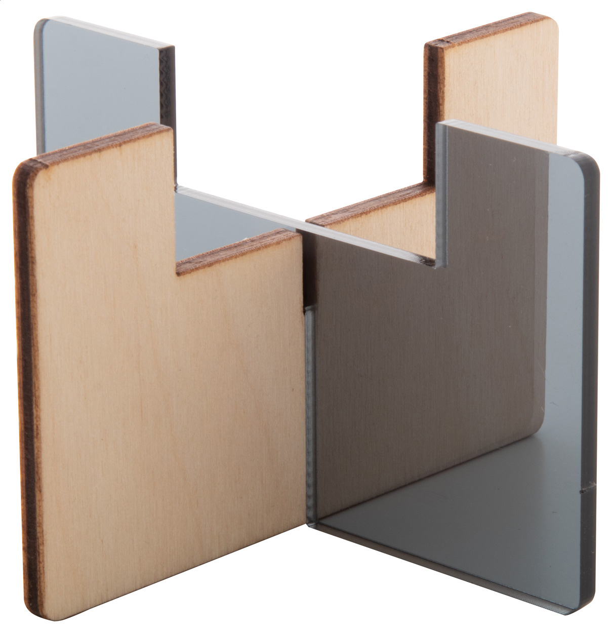 Podstawka pod świecę P112872D transparentny czarny