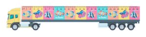 Linijka 30cm, ciężarówka P113543D