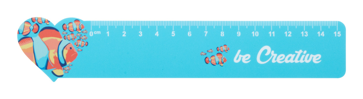 Linijka 15cm, serce Couler 15 P113546D AN-AP718345-C