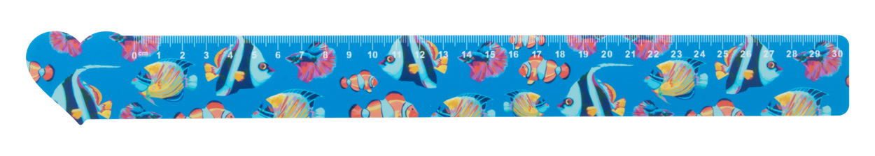Linijka 30cm, serce P113743D