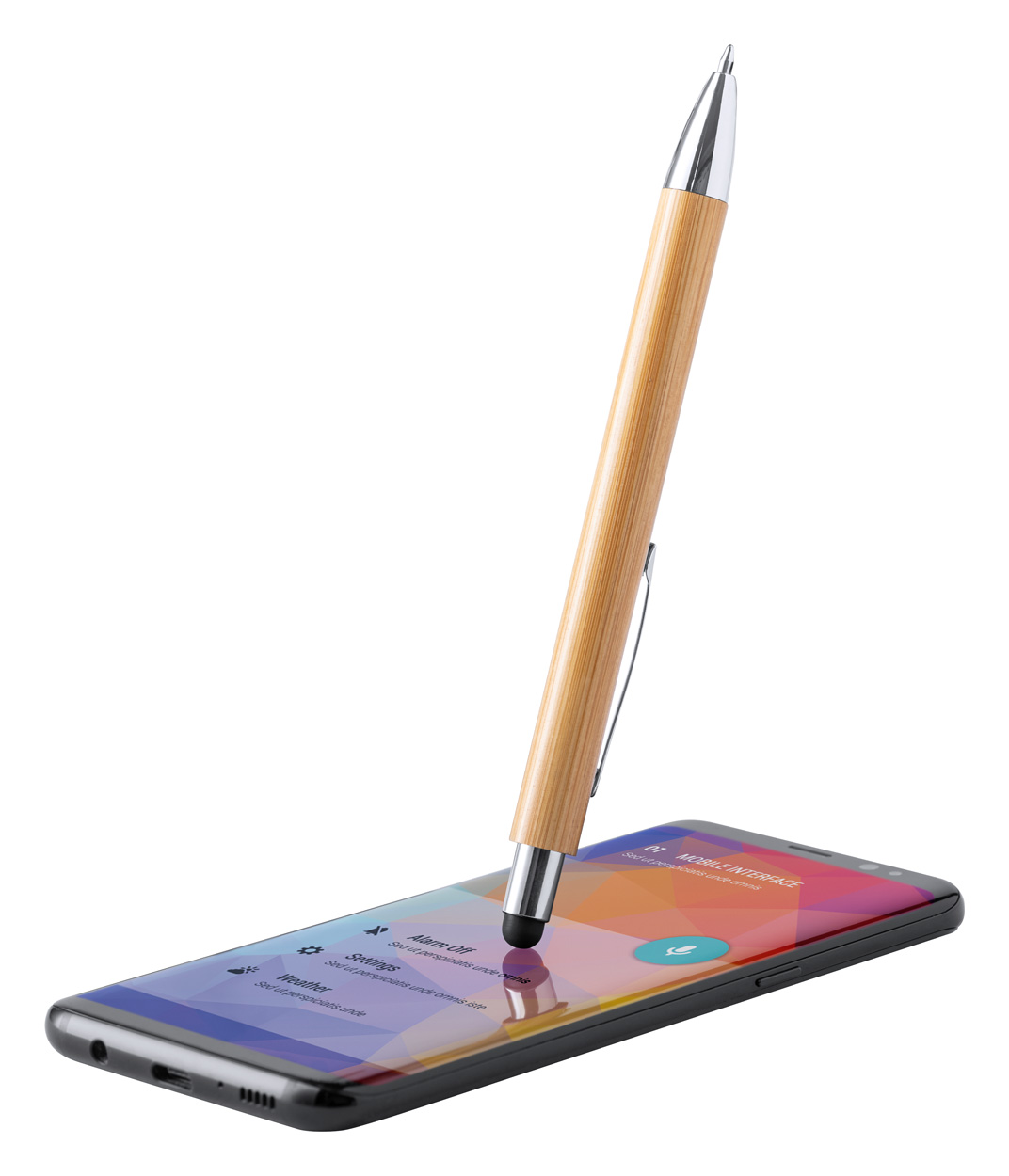 Długopis dotykowy, bambusowy P114212D