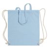Worek ze sznurkami P114344D jasnoniebieski