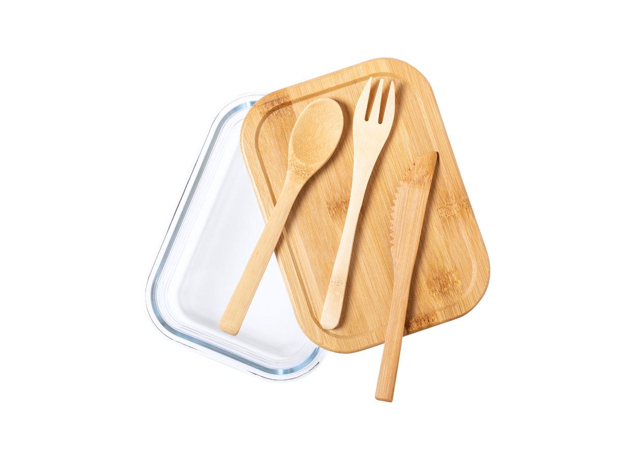 Pudełko na lunch szklane/lunch box P114502D