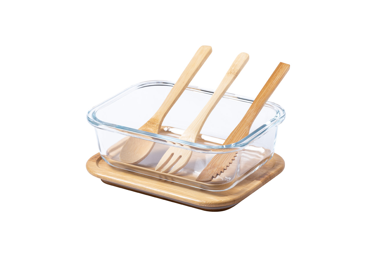 Pudełko na lunch szklane/lunch box P114502D