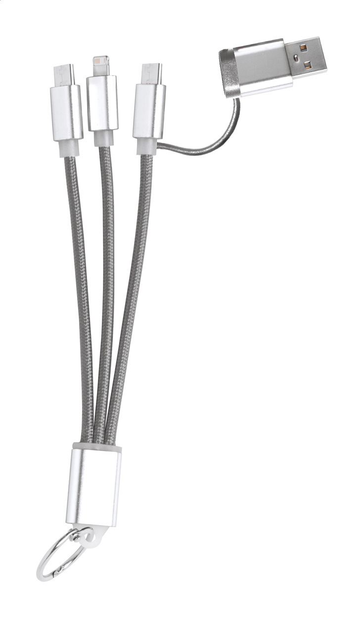 Kabel USB / brelok P115513D szary