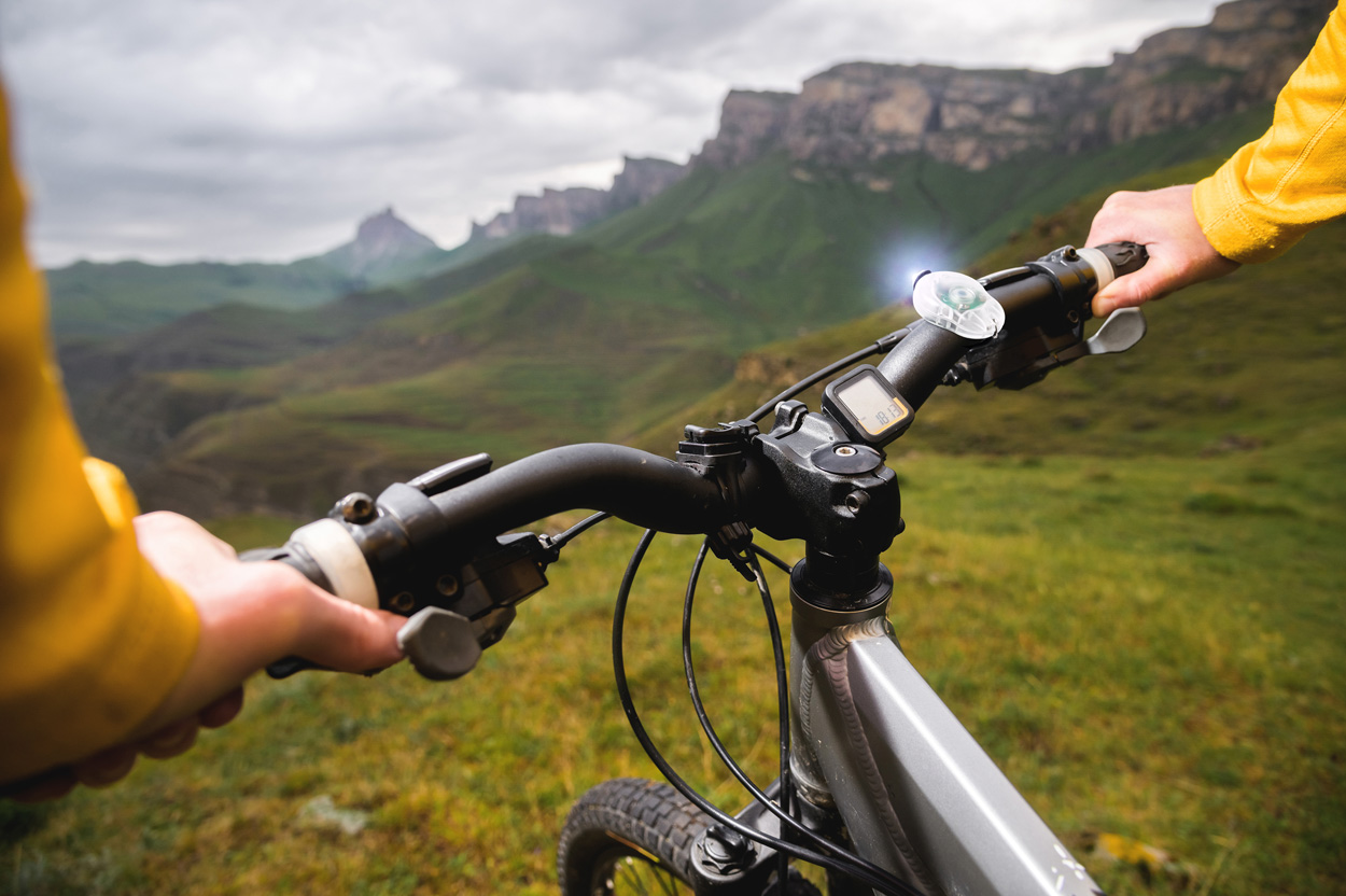 Zestaw lampek rowerowych P115715D