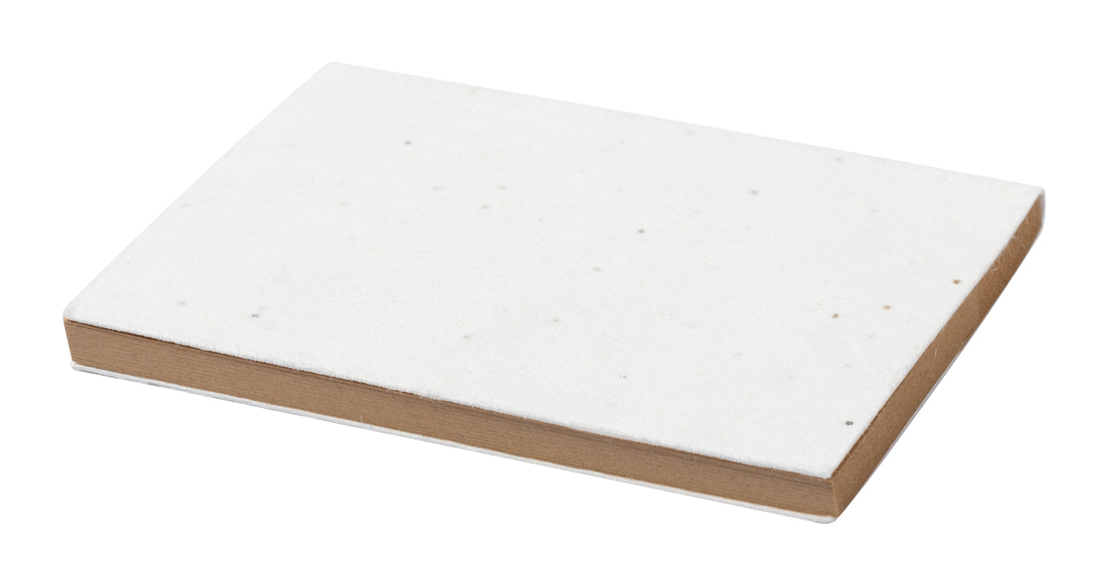 Notatnik samoprzylepny z papieru nasiennego P116359D