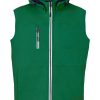 Bezrękawnik softshell P119885D zielony