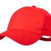 Czapka z daszkiem P117451D czerwony