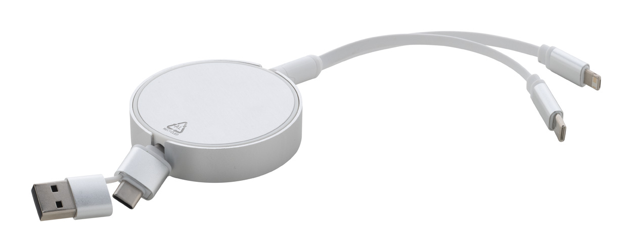 Kabel USB do ładowania P117570D srebrny