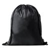 Worek ze sznurkami RPET P120621D czarny Worek ze sznurkami RPET P120621D czarny