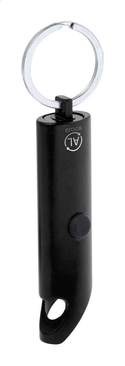Otwieracz do butelek / latarka P117841D czarny