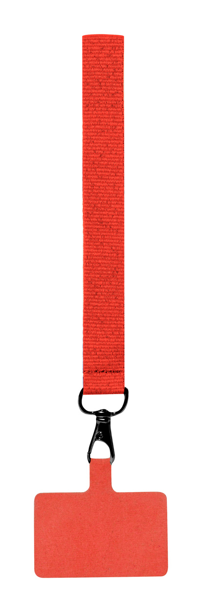 Uchwytem na telefon P119958D czerwony