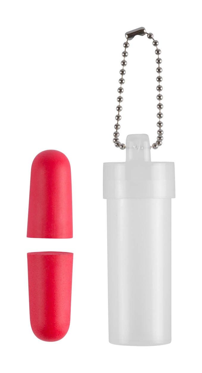 Zatyczki do uszu P110752D czerwony