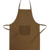 Fartuch P112426D brązowy