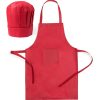 Zestaw małego kucharza P110826D czerwony