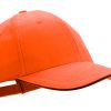 Czapka z daszkiem P110850D pomarańcz