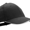 Czapka z daszkiem P110850D czarny