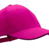 Czapka z daszkiem P110850D fuksji