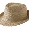 Kapelusz słomkowy P110985D beżowy