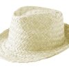 Kapelusz słomkowy P110985D biały