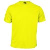 Koszulka sportowa/t-shirt P120245D żółty fluorescencyjny