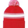 Czapka zimowa P112651D czerwony