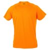 T-shirt sportowy P111602D pomarańczowy fluorescencyjny T-shirt sportowy P111602D pomarańczowy fluorescencyjny