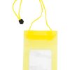 Wodoodporny pokrowiec na telefon P119665D żółty