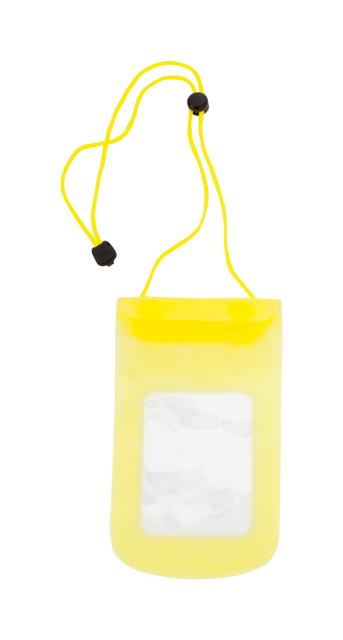 Wodoodporny pokrowiec na telefon P119665D żółty
